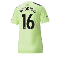 Fotbalové Dres Manchester City Rodri Hernandez #16 Dámské Alternativní 2022-23 Krátký Rukáv